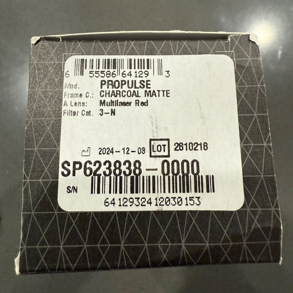 Rudy Project Propulse Charcoal Matte frame with  Multilinesr red frames - Picture 5 of 5